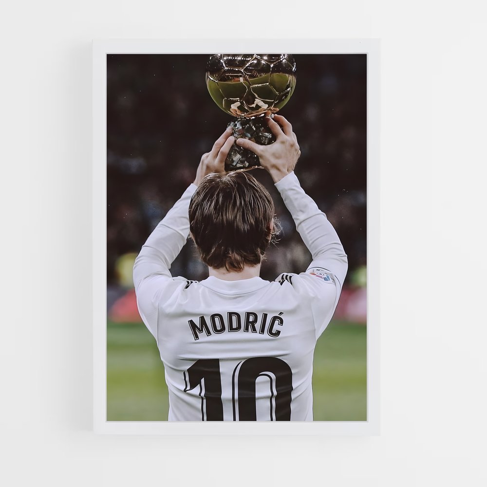 Poster Luka Modric Football Esprit vibrant (vue 3)